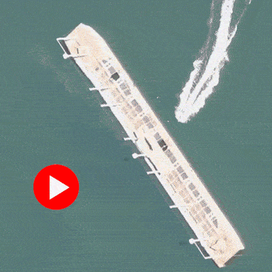 Video shows Ukrainian naval ship Simferopol sunk in Russia’s sea drone attack