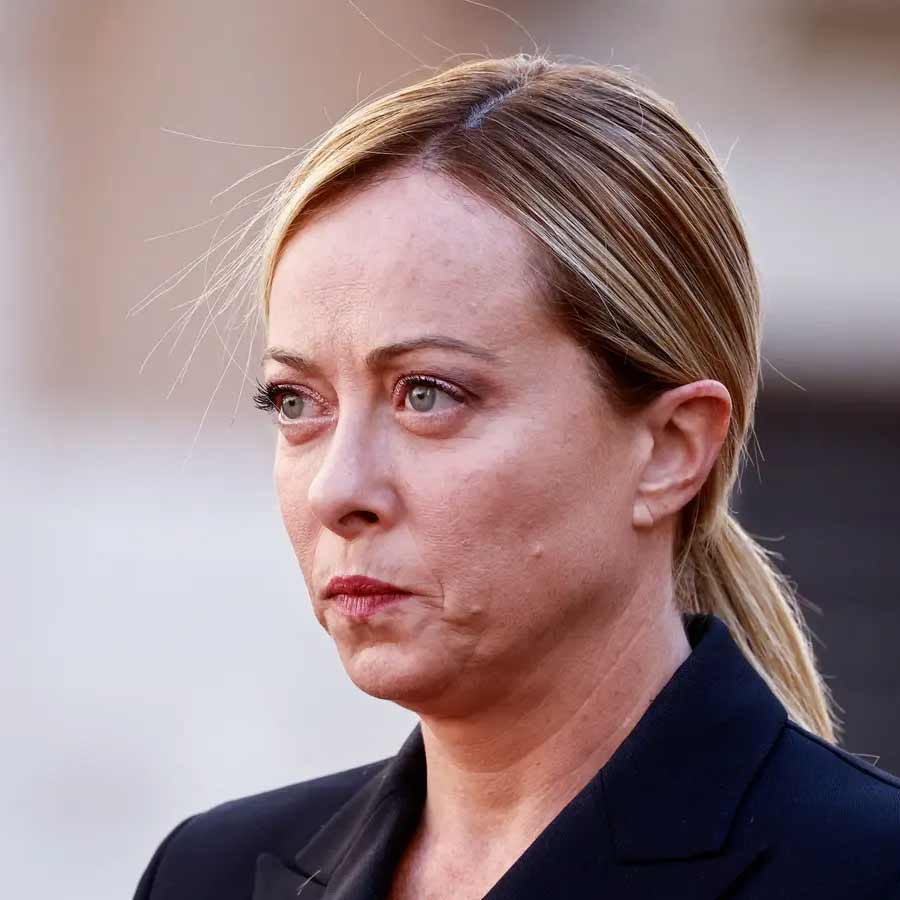 A pornographic website has posted altered images of prime minister and other female politicial in Italy dgtl