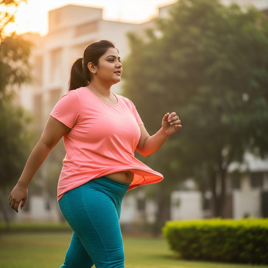 Walking an hour every day may actually lead to weight gain in some people