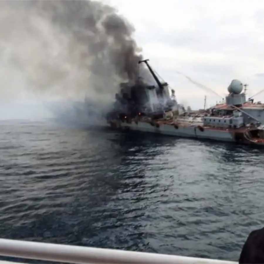 Russia takes revenge after three years of losing warship Moskva by sinking Ukraine's largest battleship with naval drone