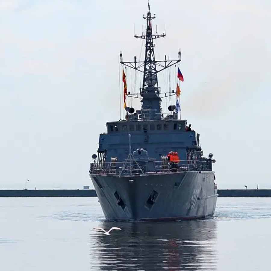 Russia takes revenge after three years of losing warship Moskva by sinking Ukraine's largest battleship with naval drone