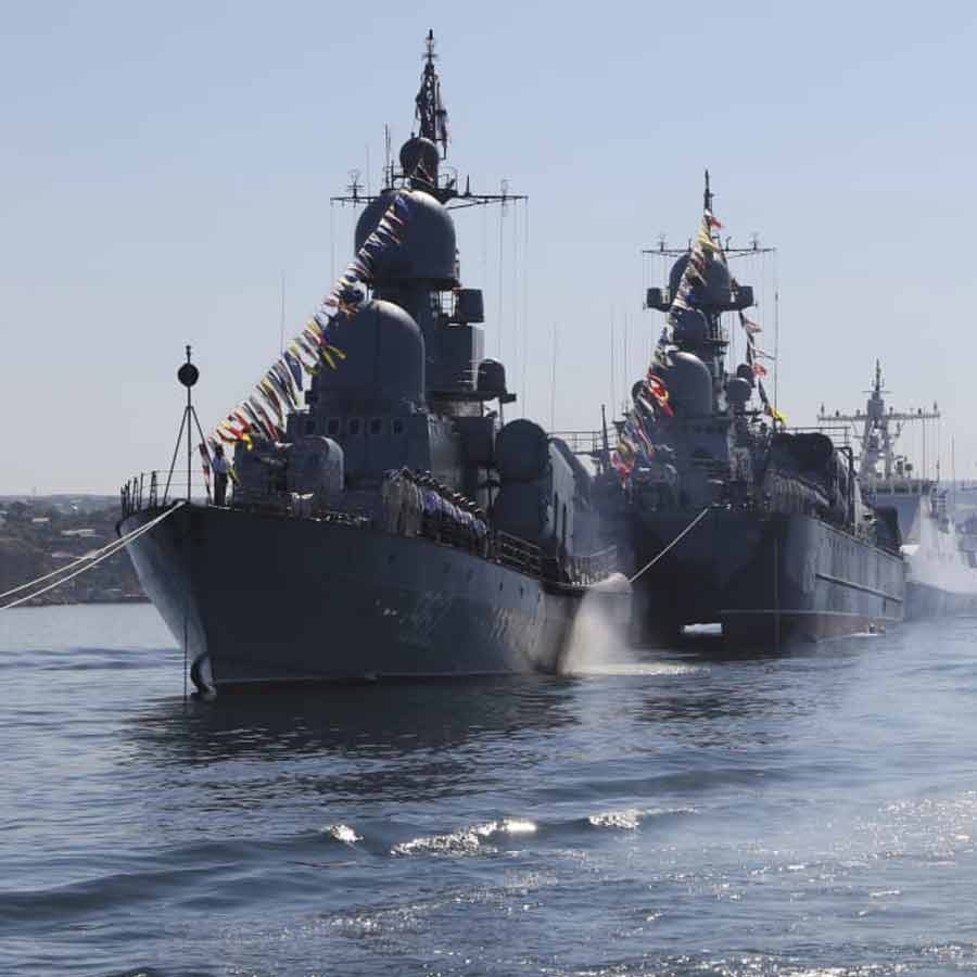 Russia takes revenge after three years of losing warship Moskva by sinking Ukraine's largest battleship with naval drone