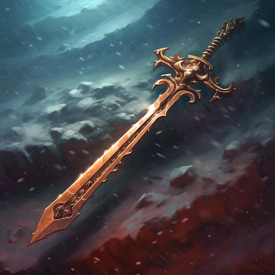 তলোয়ার: তলোয়ারের ধারকে বুদ্ধির প্রতীক বলে মনে করা হয়। এর মাধ্যমে বৈষম্যকে দূর করা হয়। গণেশ দেবী দুর্গাকে তলোয়ার দিয়েছিলেন। 