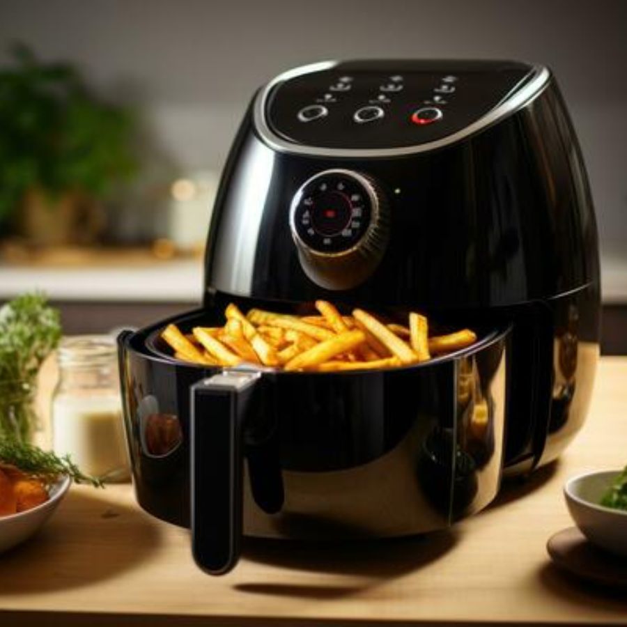 এয়ার ফ্রায়ার – ভাজাভুজি পুজোর ভোজে কম নয়। কিন্তু এখন স্বাস্থ্য সচেতনতার যুগ। তাই তেল ছাড়া খাস্তা স্ন্যাকস বানাতে এয়ার ফ্রায়ারই হতে পারে আদর্শ উপহার।