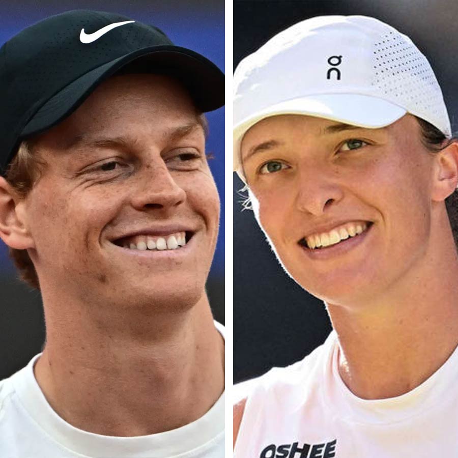 Picture of Jannik Sinner and Iga Swiatek