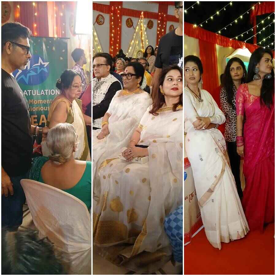 লীনা-শৈবালের আমন্ত্রণে এসেছিলেন ছোট-বড়পর্দার খ্যাতনামীরা।