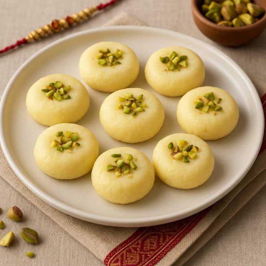 শতাব্দীপ্রাচীন মিষ্টি মণ্ডা। দেব নৈবেদ্যর দুনিয়ায় ‘হার্টথ্রব’ ছিল এই মণ্ডা। উনিশ শতকে বাড়ির দুর্গাপুজো থেকে বারোয়ারি পুজো– সবেতেই মূল নৈবেদ্য ছিল এক বিশেষ ধরনের মণ্ডা। যা আগা তোলা মণ্ডা বা ‘দুর্গা মণ্ডা’ নামে পরিচিত ছিল।