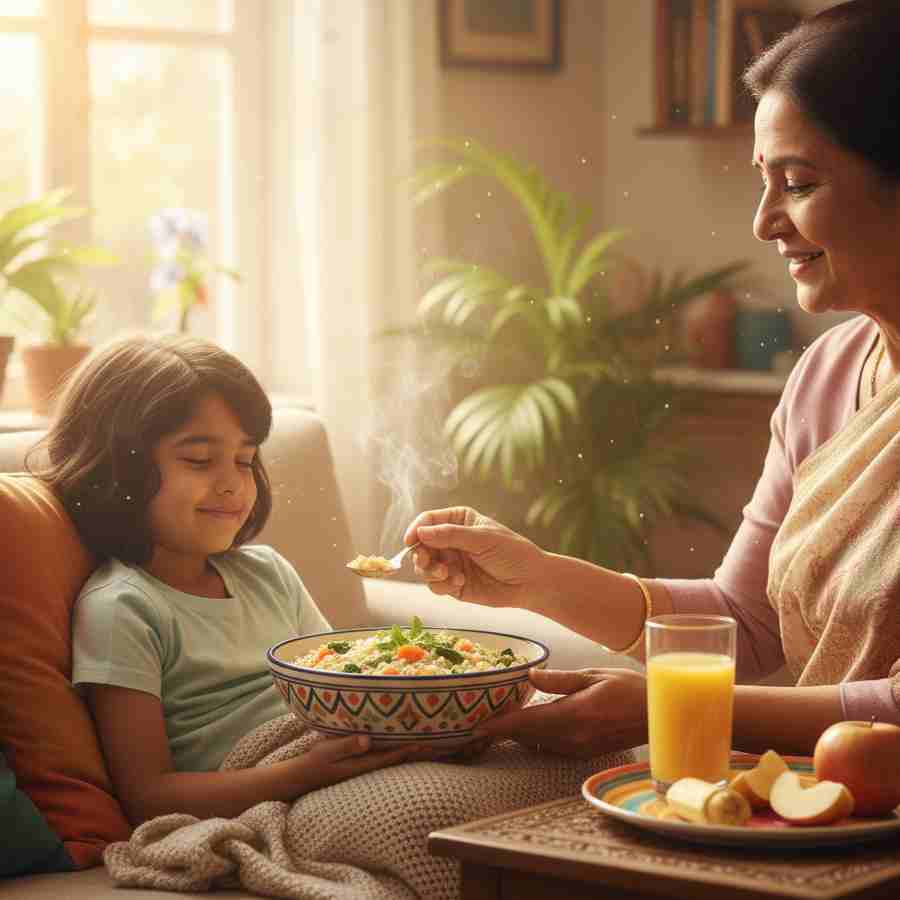 What to eat and avoid during Viral Fever in Kids