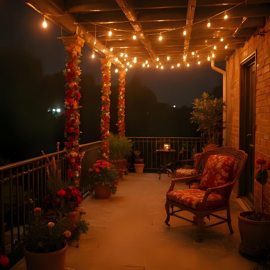 পুজোর আনন্দ লুকিয়ে থাকে সেই সব মুহূর্তে, যেখানে সবাই একসঙ্গে মেতে ওঠে হাসি-ঠাট্টায়। মন খারাপগুলো হারিয়ে যায় বারান্দা ঘেরা এক চিলতে সুখের এই মৌতাতে। এই বছর তাই বরং চিরায়ত বারান্দার গল্পটাকেই লিখুন আরও একটু নতুন করে। ( এই প্রতিবেদনটি ‘আনন্দ উৎসব’ ফিচারের একটি অংশ। )