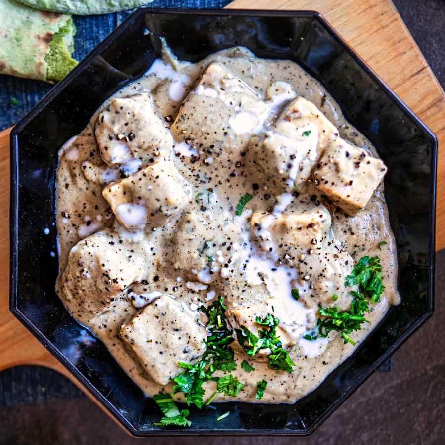 A delicious recipe of Paneer with Black pepper being the main ingredients of shaping the Flavour dgtl