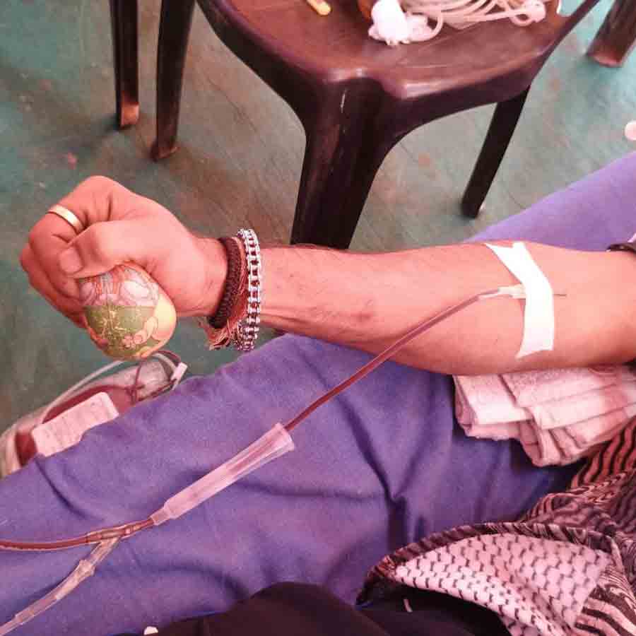 Thalassemia awareness camp in a wedding ceremony at Gopiballavpur