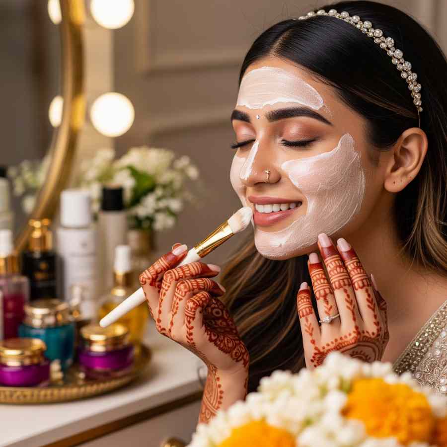 হবু কনেরা কী ভাবে ত্বকের যত্ন নেবেন, রইল পদ্ধতি।