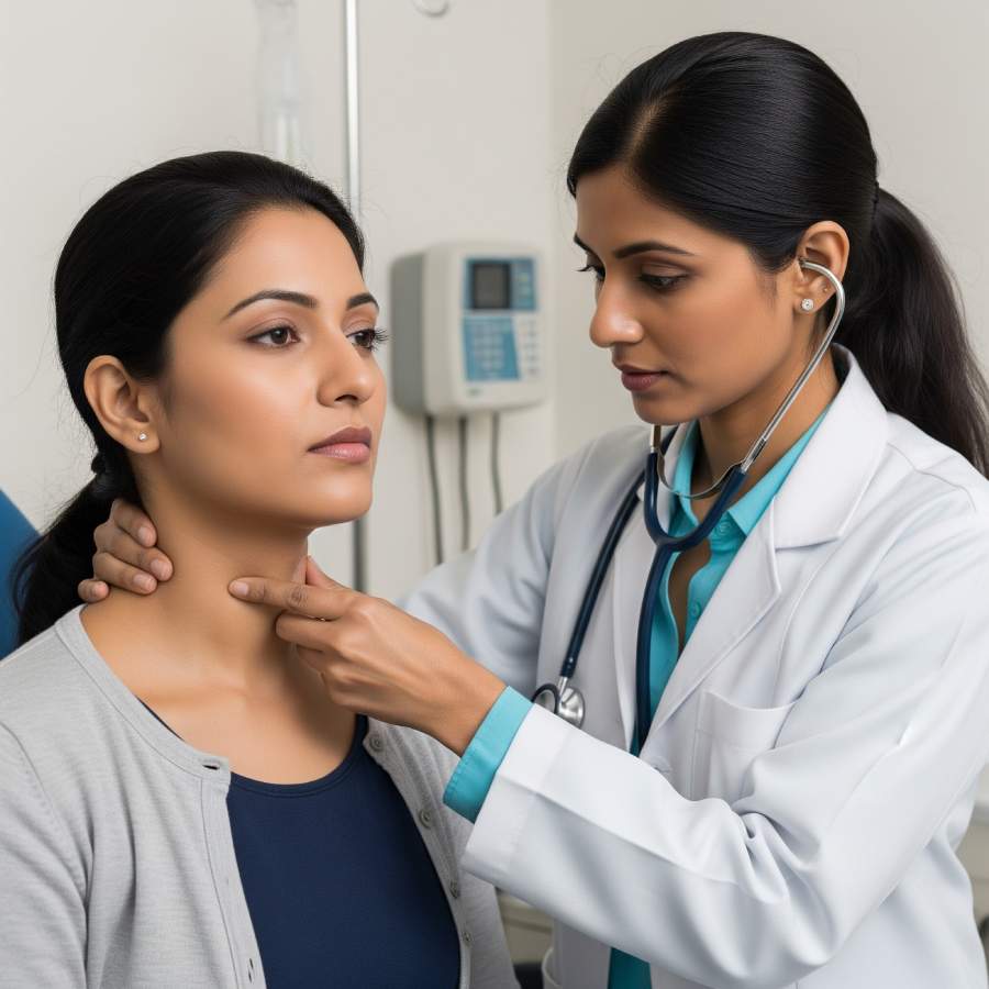 থাইরয়েড গ্রন্থি থেকেও বাড়তে পারে ক্যানসারের ঝুঁকি।