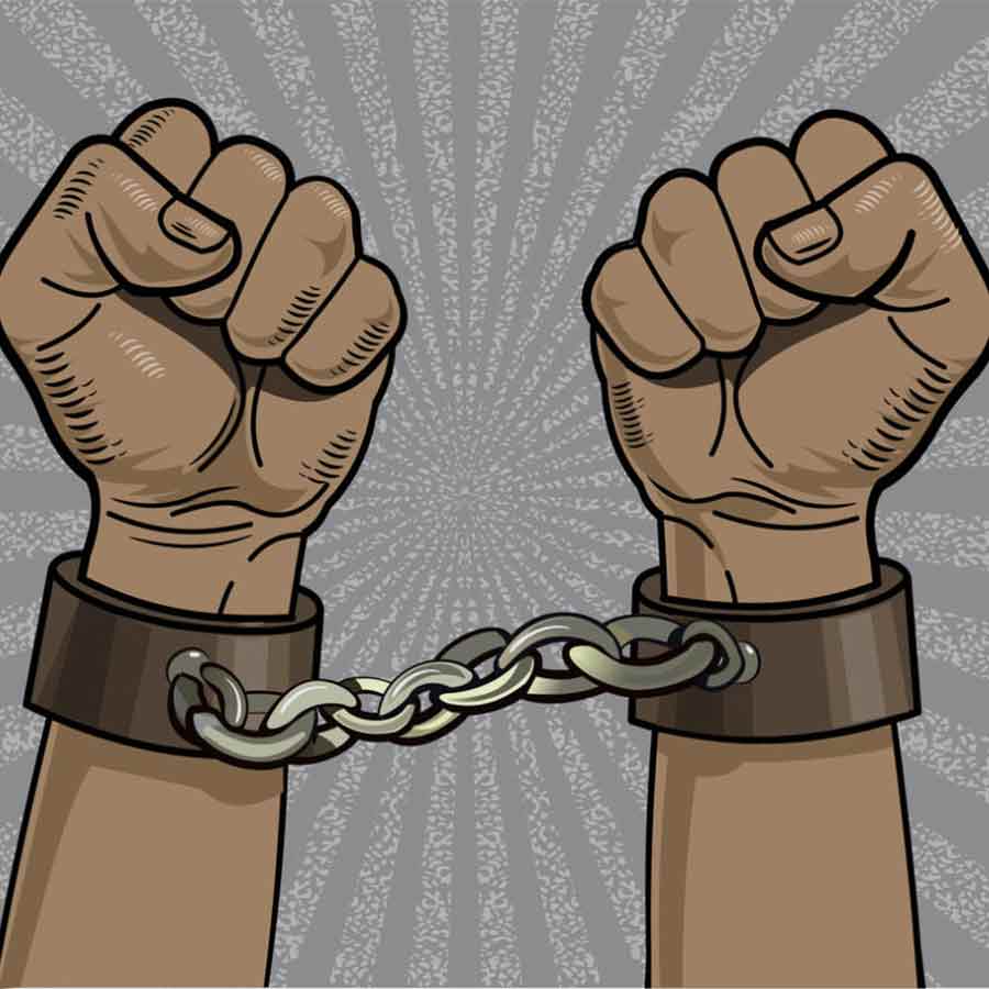 Modern day slavery like forced labor, debt bondage, forced marriage, and human trafficking are rising