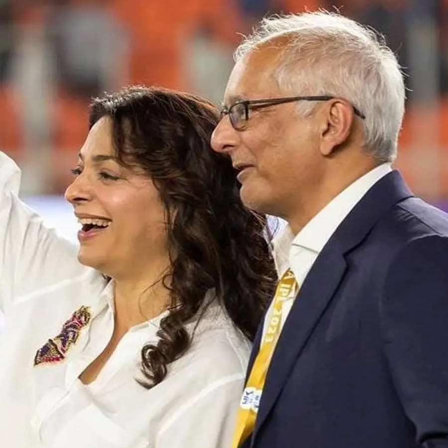 Juhi Chawla and Jay Mehta