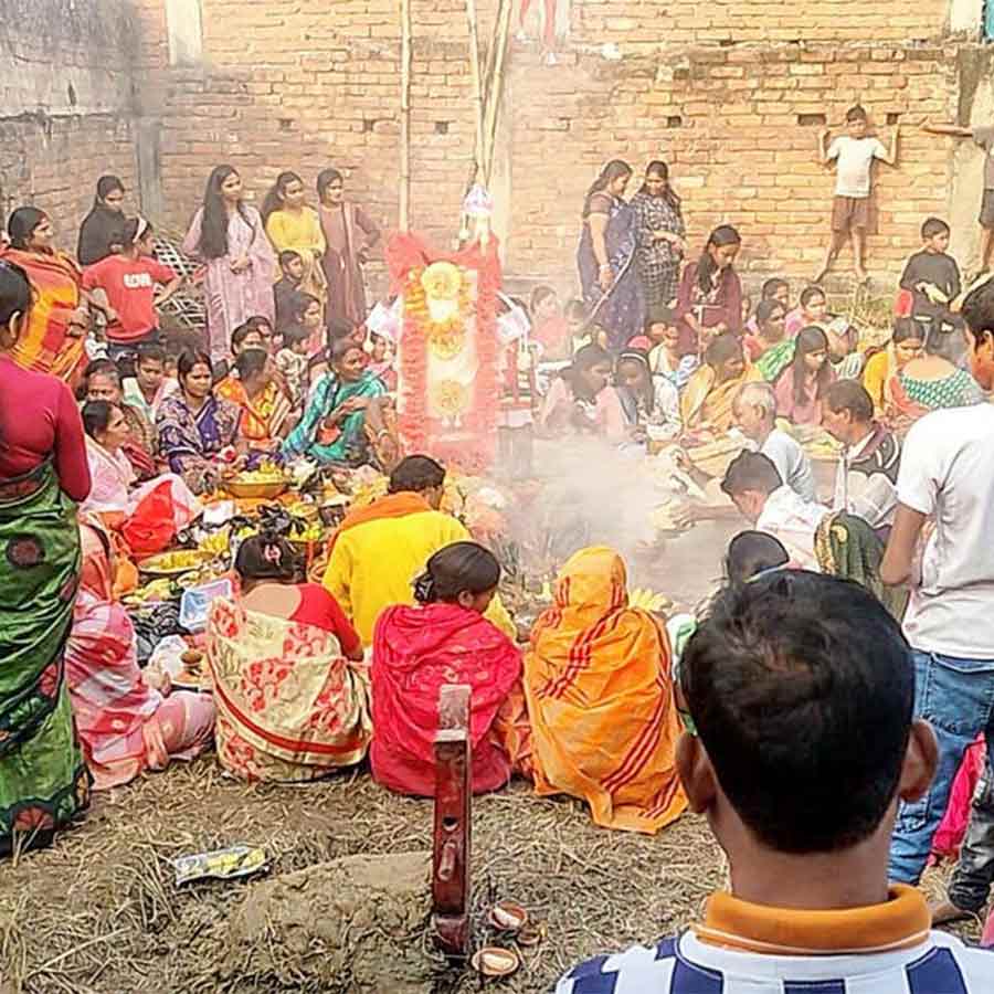 Communal harmony sighted at Samsherganj regarding a Puja ritual
