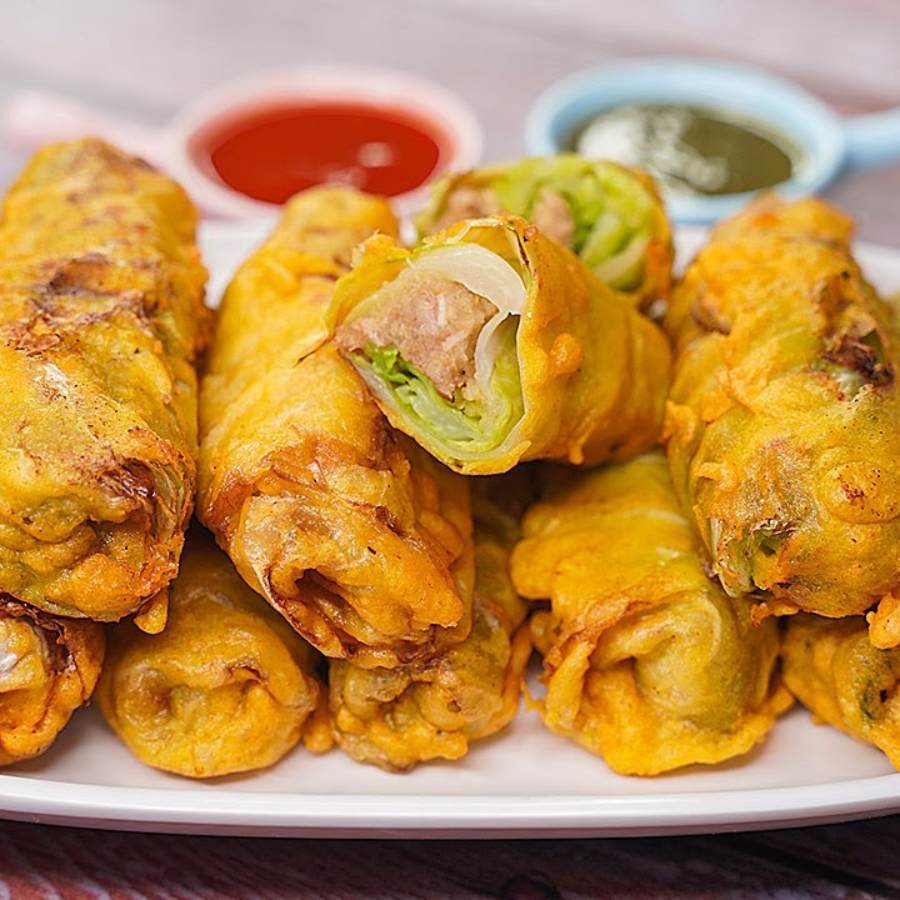 বাঁধাকপির রোল।