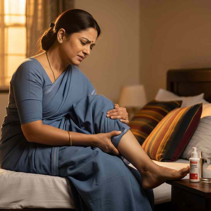 Winter often brings knee stiffness for many women