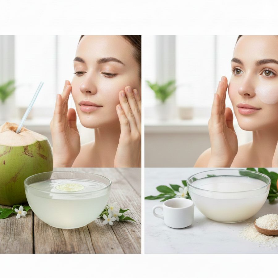 ডাবের জল না চালের জল ত্বকের জন্য কোনটি ভাল?