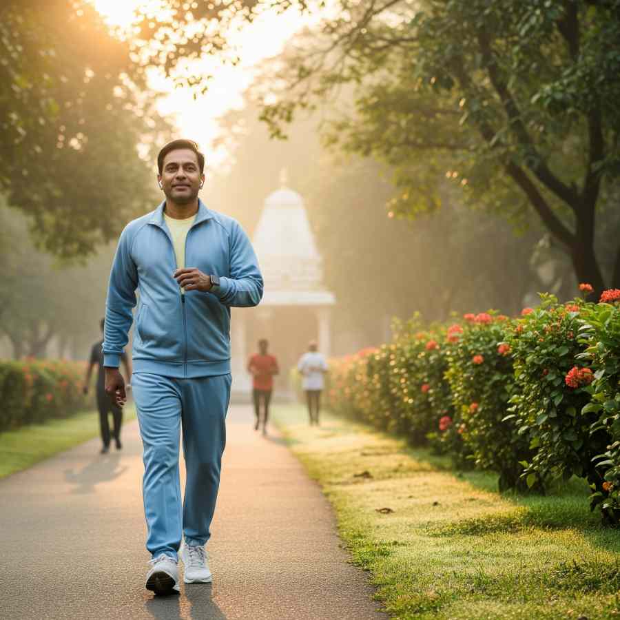 Why walking outdoors in poor air quality dangerous during early mornings and late evenings