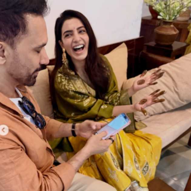 Actress Samantha Ruth Prabhu’s mehndi pictures gone viral dgtl