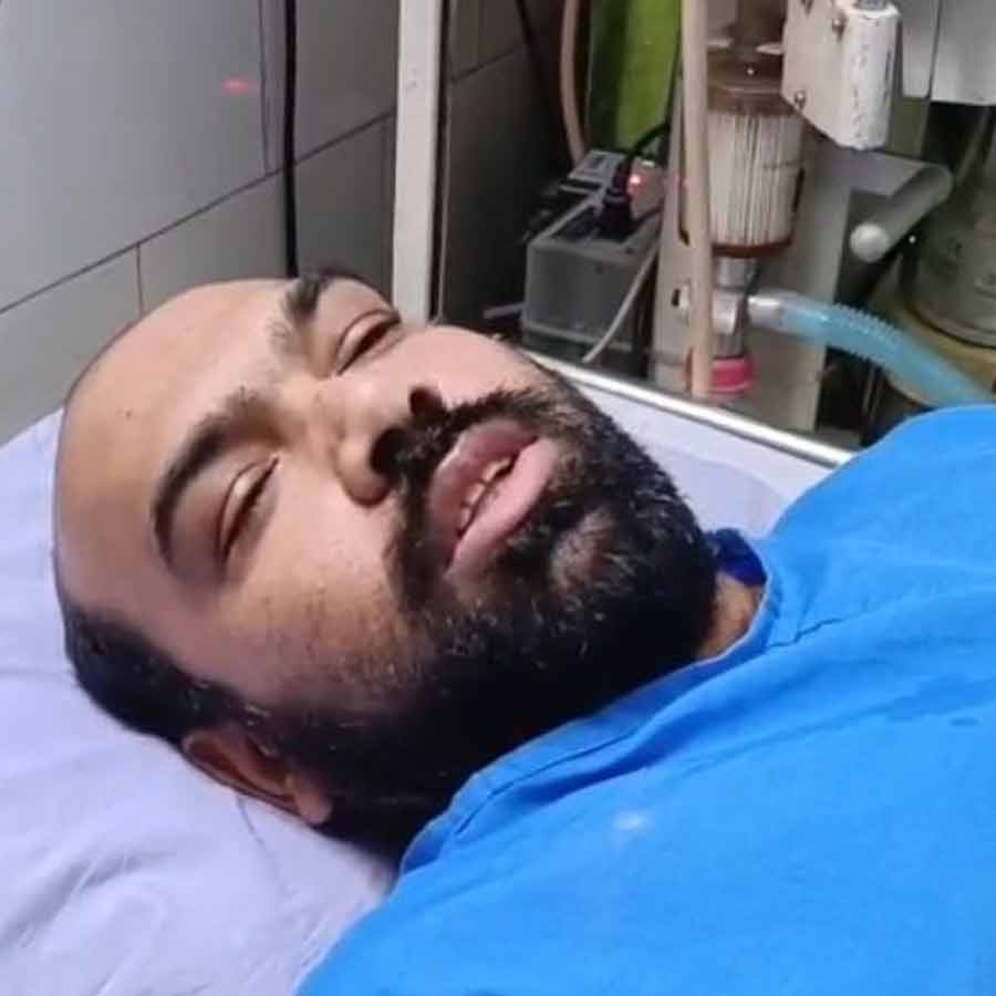 অসুস্থ বিএলও ওয়াসিম পারভেজ।