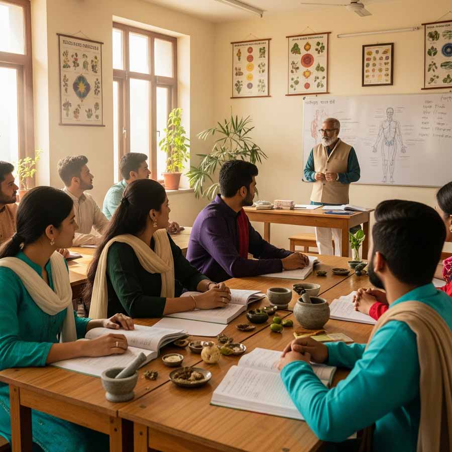 আয়ুর্বেদিক চিকিৎসক হওয়ার খুঁটিনাটি।