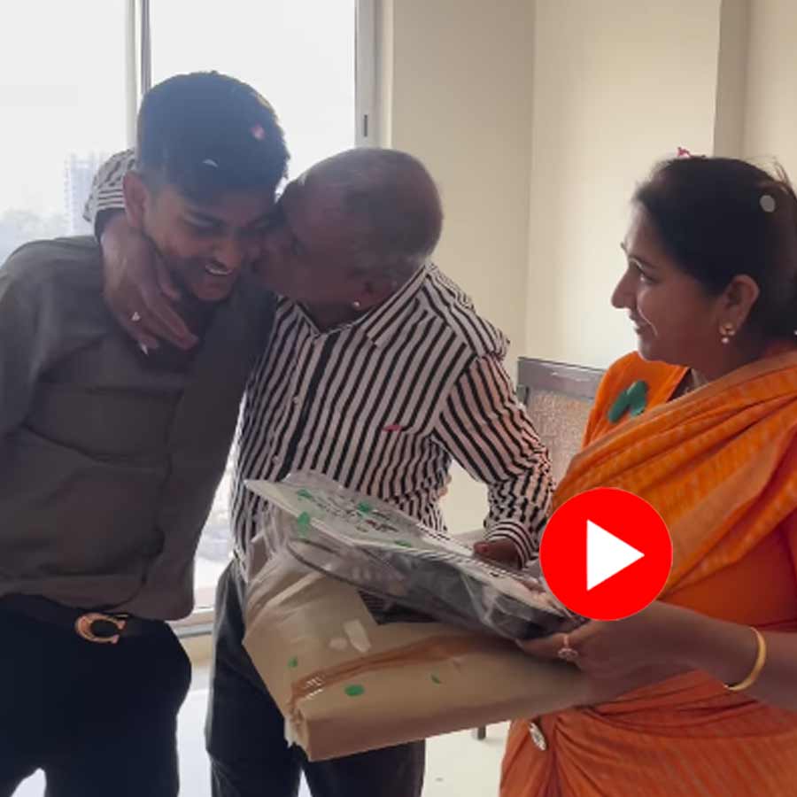 Video shows son surprises parents by gifting them new flat, Internet applauds