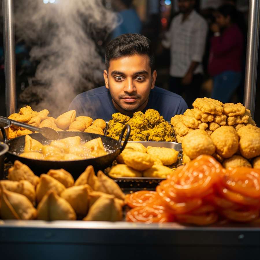 শীতের দিনে ভাজাভুজি খাওয়ার প্রতি ঝোঁক বাড়ে।