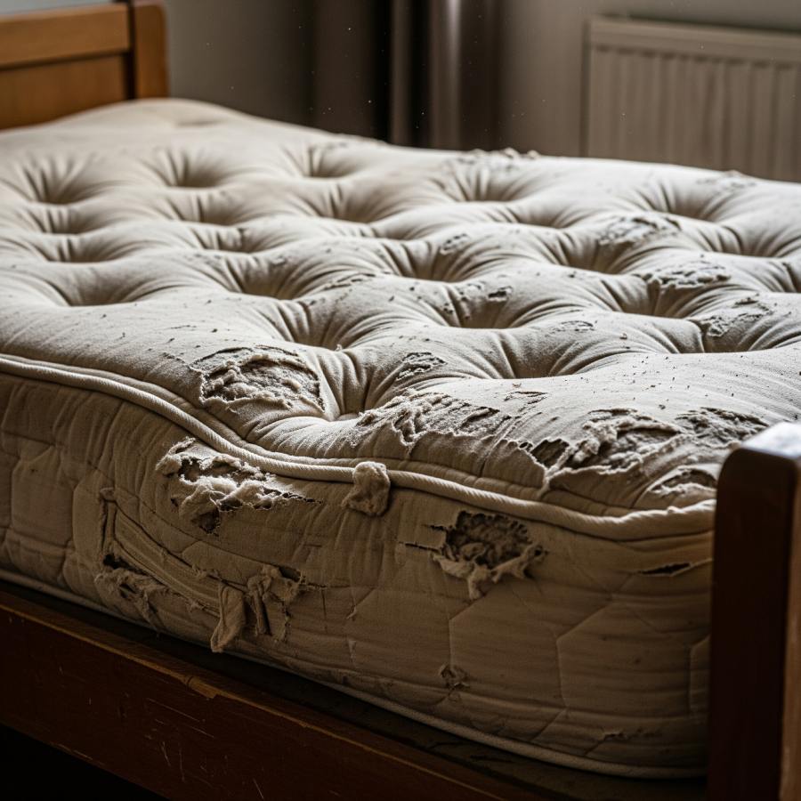 যত্ন না নিলে ব্যবহারযোগ্য থাকে না তোষক।