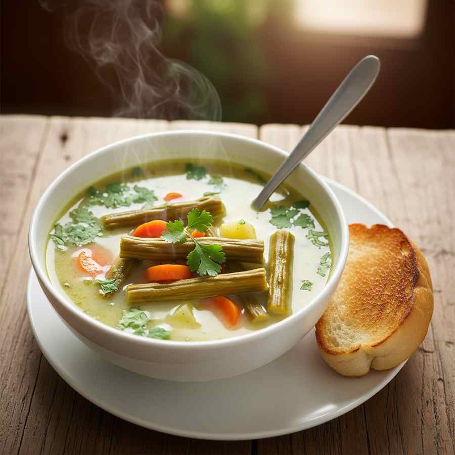 খুদেকে সজনে খাওয়াতে হলে বুদ্ধি খরচ করে বানিয়ে ফেলুন সজনে ডাঁটার স্যুপ। 