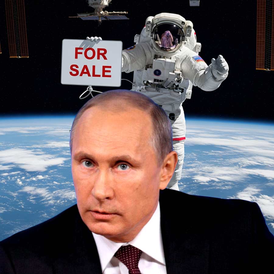 Vladimir Putin plan to sell advertising space on Russian spacecraft and launch vehicles