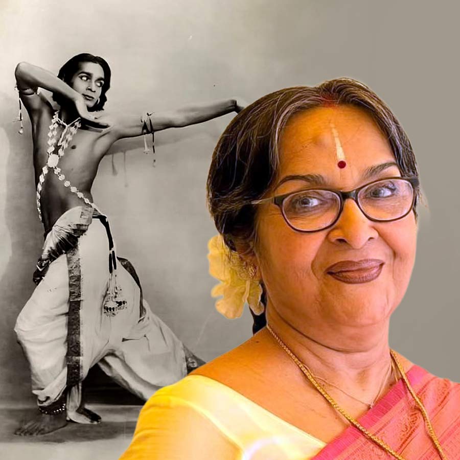 উদয়শঙ্করের ১২৫তম জন্মবার্ষিকীতে মমতাশঙ্কর।