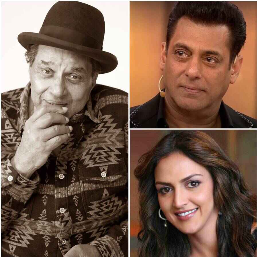 ধর্মেন্দ্রের জন্মদিনে স্মরণে সলমন খান, ঈশা দেওল।