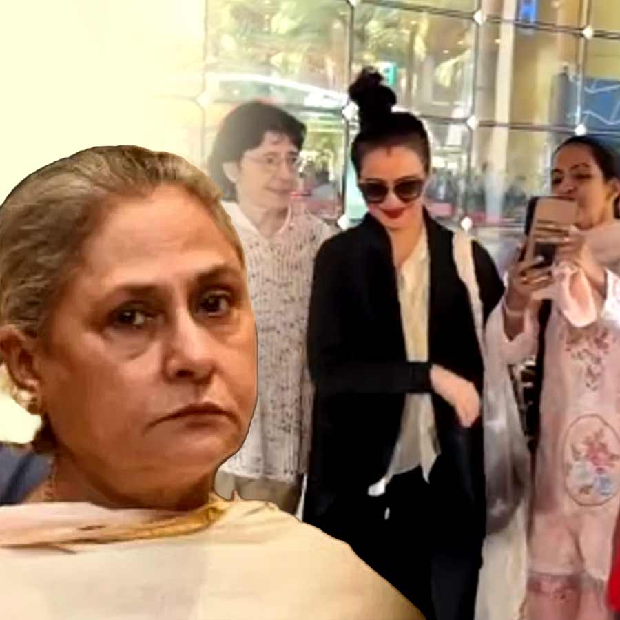 Rekha acted like jaya bachchan fans noticed her in mumbai airport