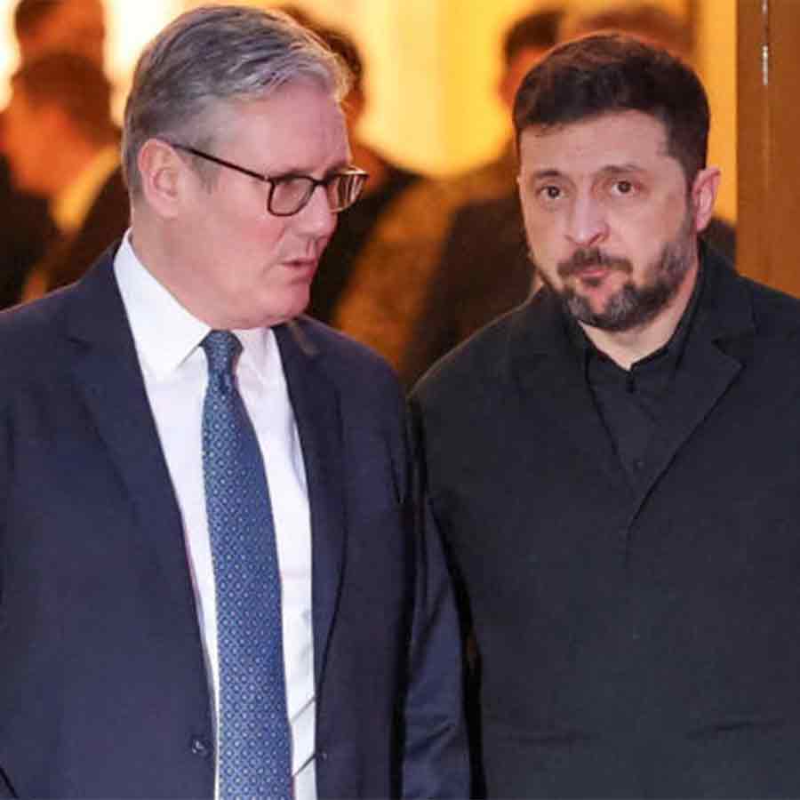 Ukraine President Volodymyr Zelensky had meeting with British PM Keir Starmer