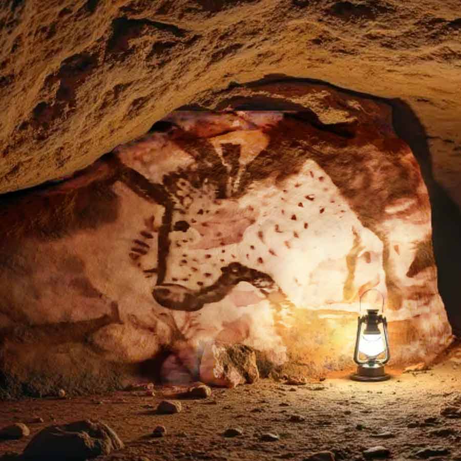 ২০২১ সালে এই গুহাচিত্রের সন্ধান মেলে ইন্দোনেশিয়ায়।