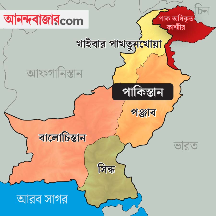 দেশের সব প্রদেশকে ভেঙে টুকরো করতে চায় পাকিস্তান।