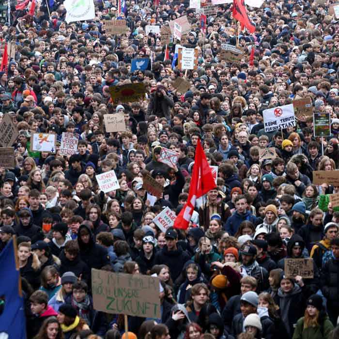 Germany faces massive Gen G protest for compulsory military service act for possible Russian aggression 