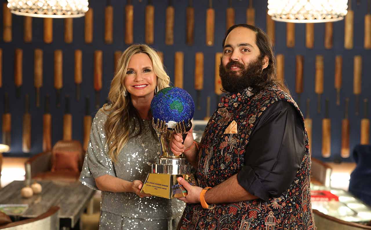 Global Humane Society presents Anant Ambani with Global Humanitarian Award for leadership in Wildlife conservation
