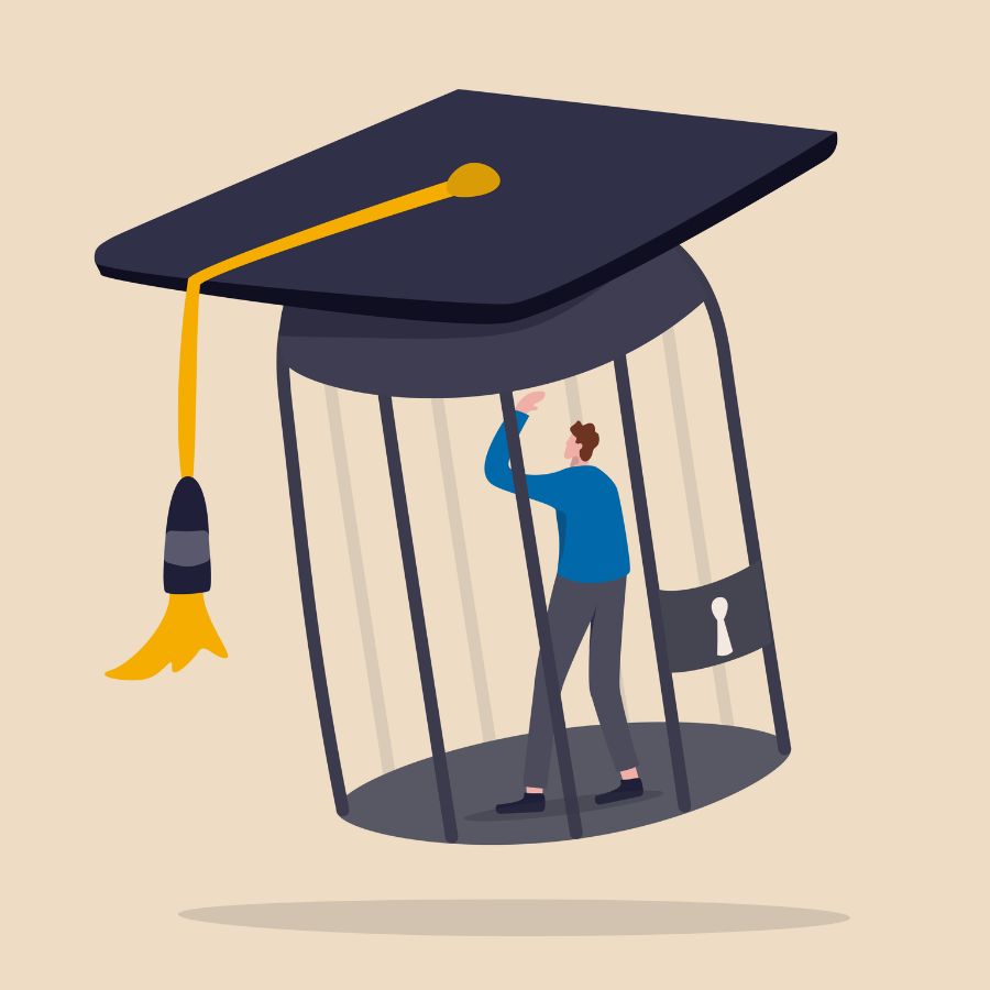 Parliamentary panel flagged a decline in the number of active student loan accounts amid a sharp rise in education costs Dgtl