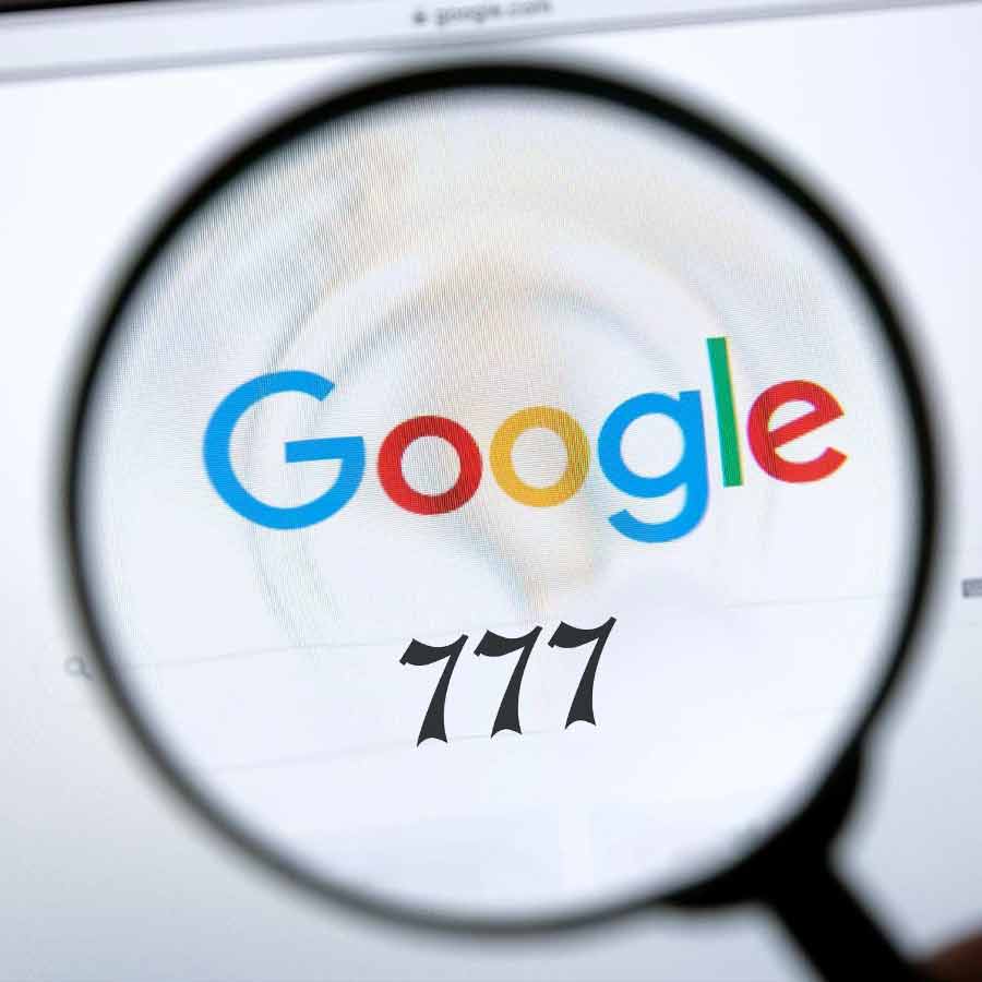 number “777” is trending on Google
