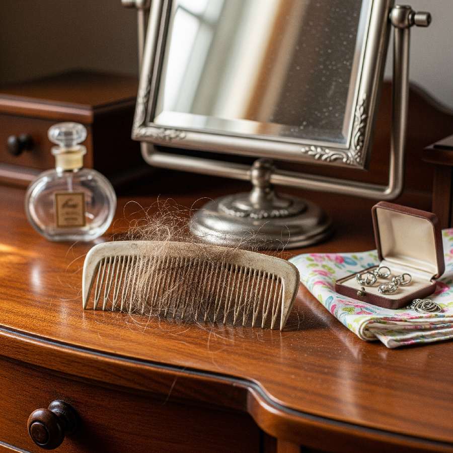 Why should you never leave you hair into comb