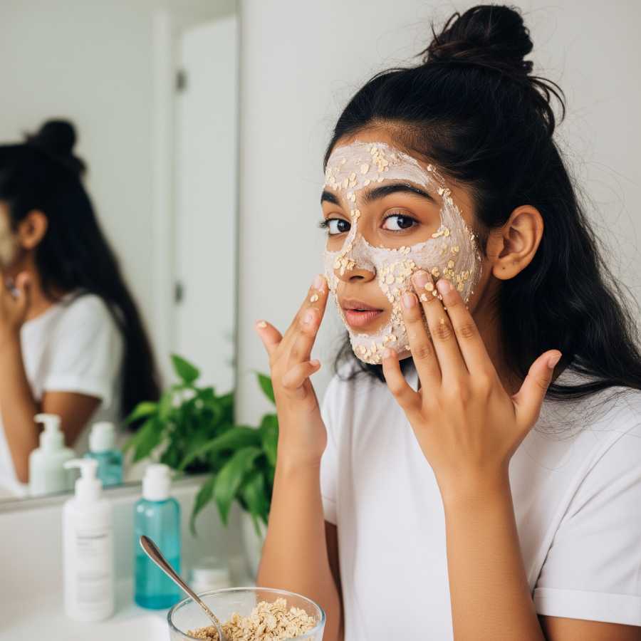 How to do skincare with oats dgtl