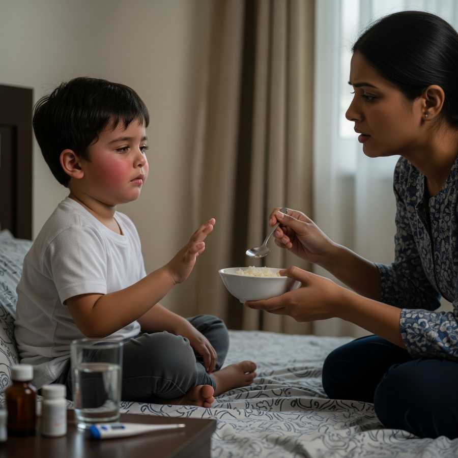 Children have a fever, what should you feed them dgtl