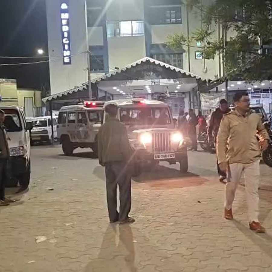 শিলিগুড়ি জেলা হাসপাতাল চত্বর।