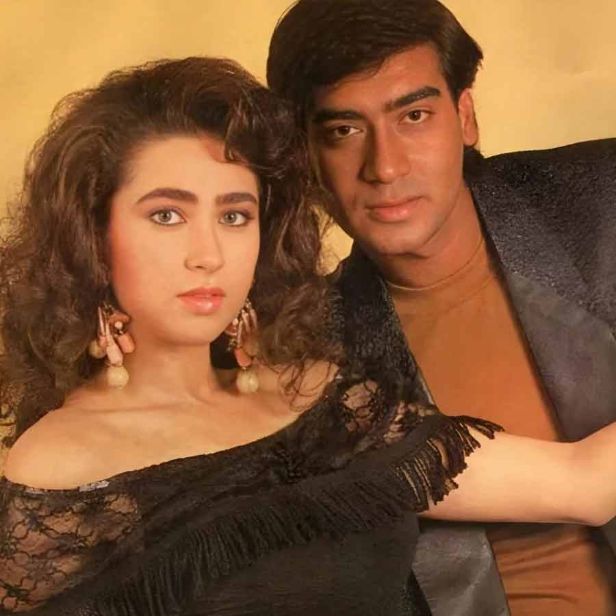 Karisma Kapoor and Ajay Devgn