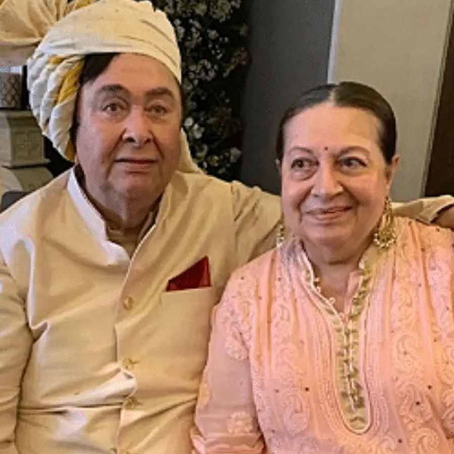 Randhir Kapoor and Babita Kapoor