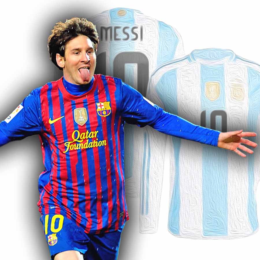 Great footballer wonderful man Lionel Messi in Kolkata dgtl