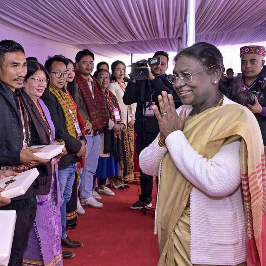 President Draupadi Murmu paid a two-day visit to Manipur under President's rule